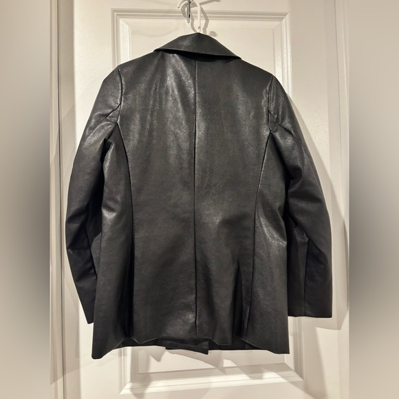 Princess Polly Charcoal Double-Breasted Blazer women’s M - Picture 2 of 6